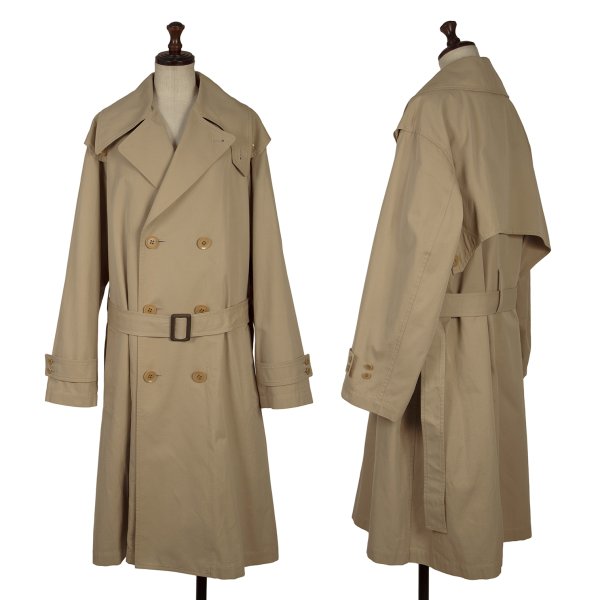 【中古】 ヨウジヤマモト ノアールYohji Yamamoto NOIR コットンライナー着脱トレンチコート ベージュ1【レディース】|PLAYFUL