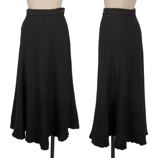 【中古】 ジャンポールゴルチエJean Paul GAULTIER ウールアイピングフレアニットスカート 黒9【レディース】｜PLAYFUL 27,681円
