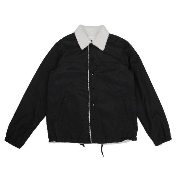 【中古】 火器リュウGANRYU 裏ボアコーチジャケット 黒M【メンズ】