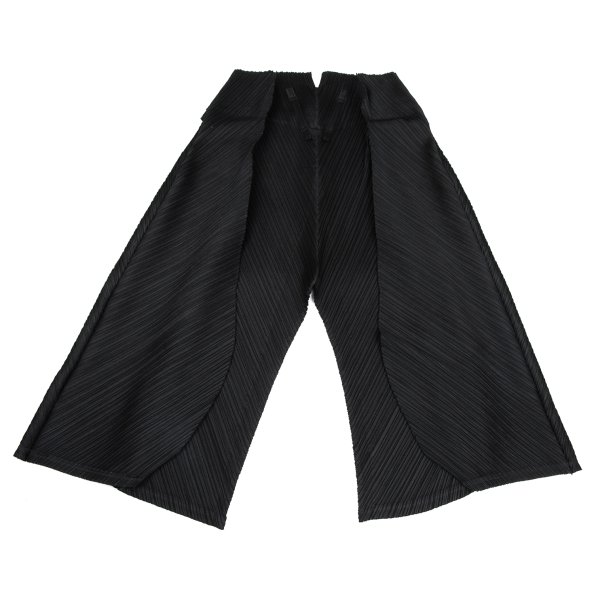 【中古】 プリーツプリーズPLEATS PLEASE プリーツ立体アラジンパンツ 黒3【レディース】｜PLAYFUL