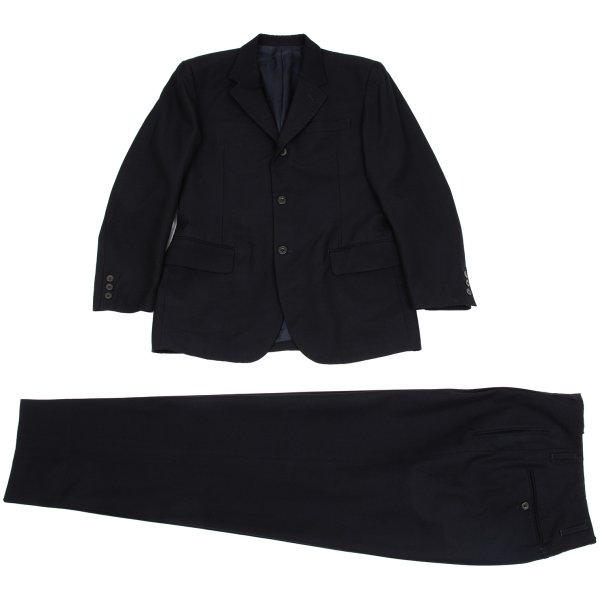【中古】 ジャンポールゴルチエ オムJean Paul GAULTIER HOMME ウールセットアップ 紺48【メンズ】|PLAYFUL