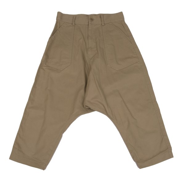 【中古】 レギュレーション ヨウジヤマモトREGULATION yohji yamamoto コットンサルエルパンツ ベージュ1【レディース】|PLAYFUL