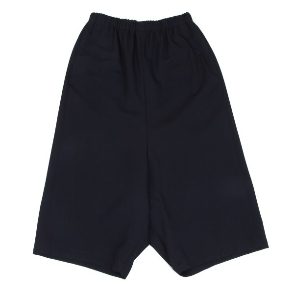 【中古】 コムコム コムデギャルソンCOMME des GARCONS ウールギャバサルエルパンツ 紺S【レディース】｜PLAYFUL