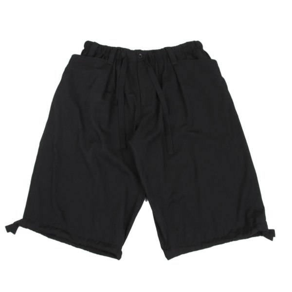 【中古】 ヨウジヤマモト プールオムYohji Yamamoto POUR HOMME ウールギャバドロストワイドパンツ 黒3【メンズ】｜PLAYFUL