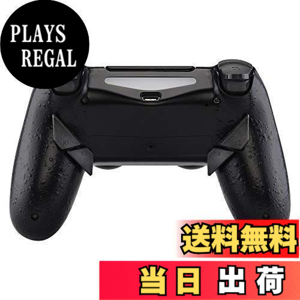 【送料無料】コントローラー本体ではなく、eXtremeRate ps4コントローラー(JDM-040/050/055)に対応用Dawnプログラマブルリマップキット(テクスチャード)、アップグレードボードと再設計されたバックケースと4つのバックボタンが備えます【黒】