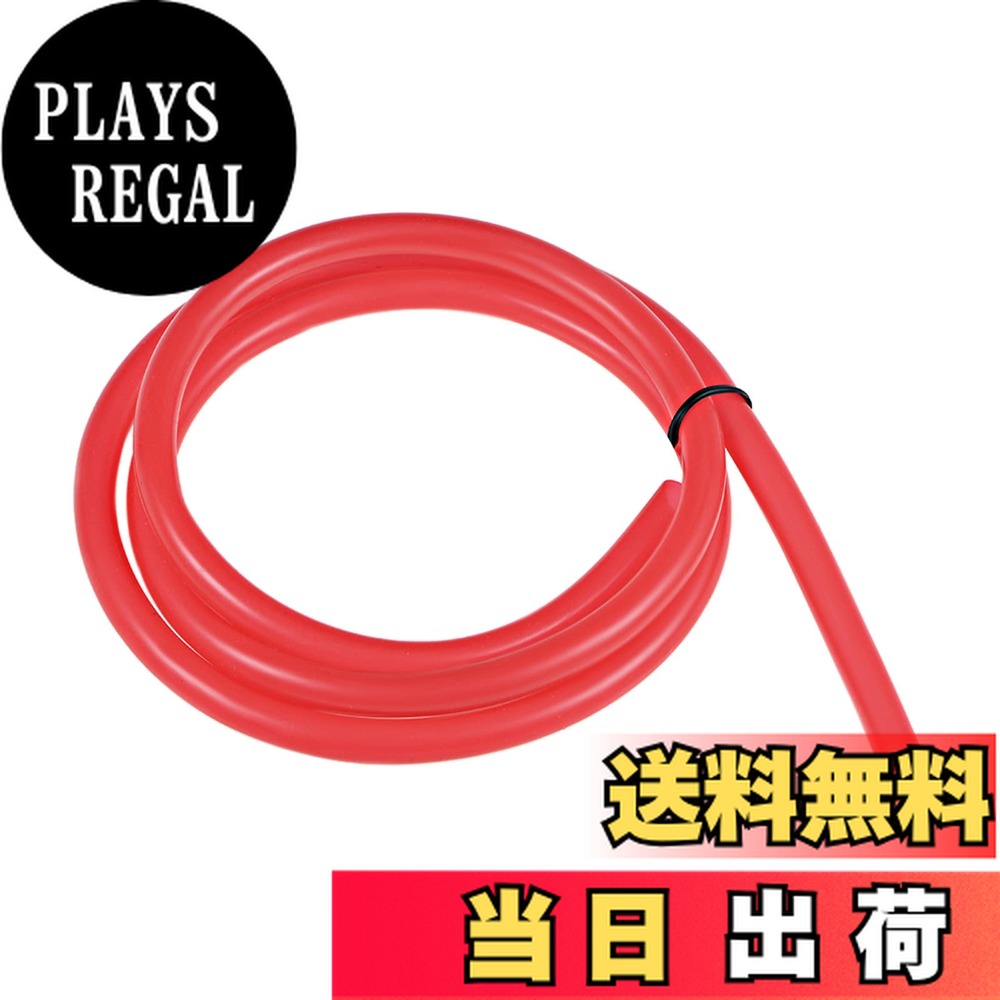 【送料無料】DMiotech 内径6 mm 外径8 mm 全長1 m シリコーンチューブ レッド 工業用シリコーンホース ウォーターポンプ エアポンプ ガーデン灌漑用画像