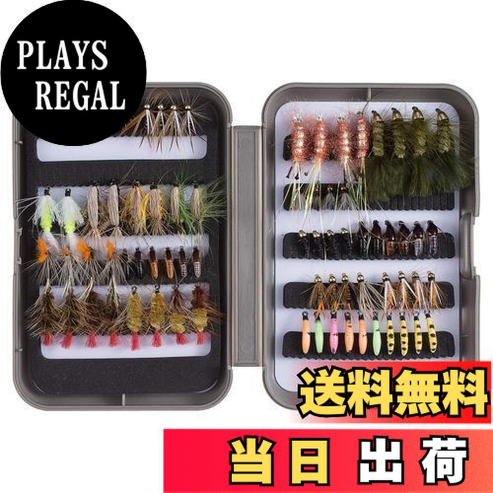楽天市場】フライフィッシング用 完成品フライ168個 釣り おすすめ : KEELS