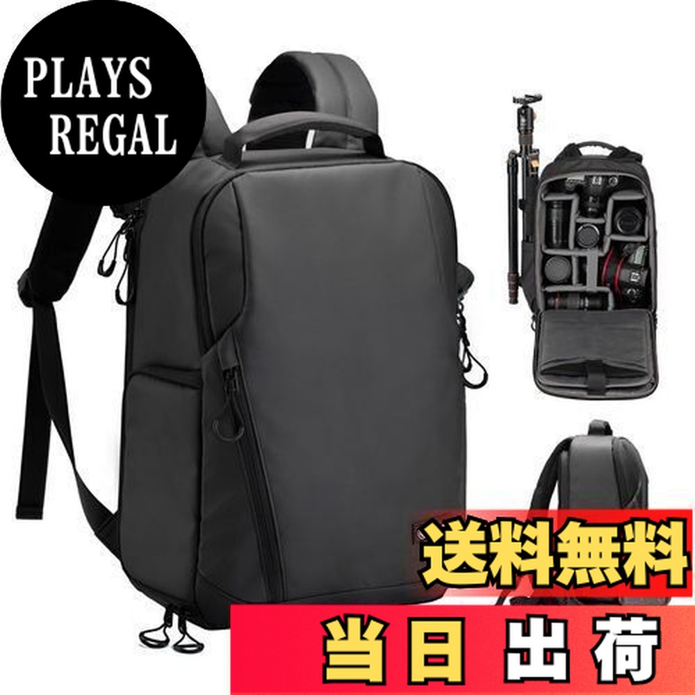 【送料無料】TARION カメラバッグ カメラバックパック カメラリュック 大容量 11.5L サイドアクセス 三脚収納 軽量 防水 一眼レフカメラバッグ DSLR デジタルカメラ ドロン用 カメラバッグ カメラケース 通勤や旅行に適しています TRL画像