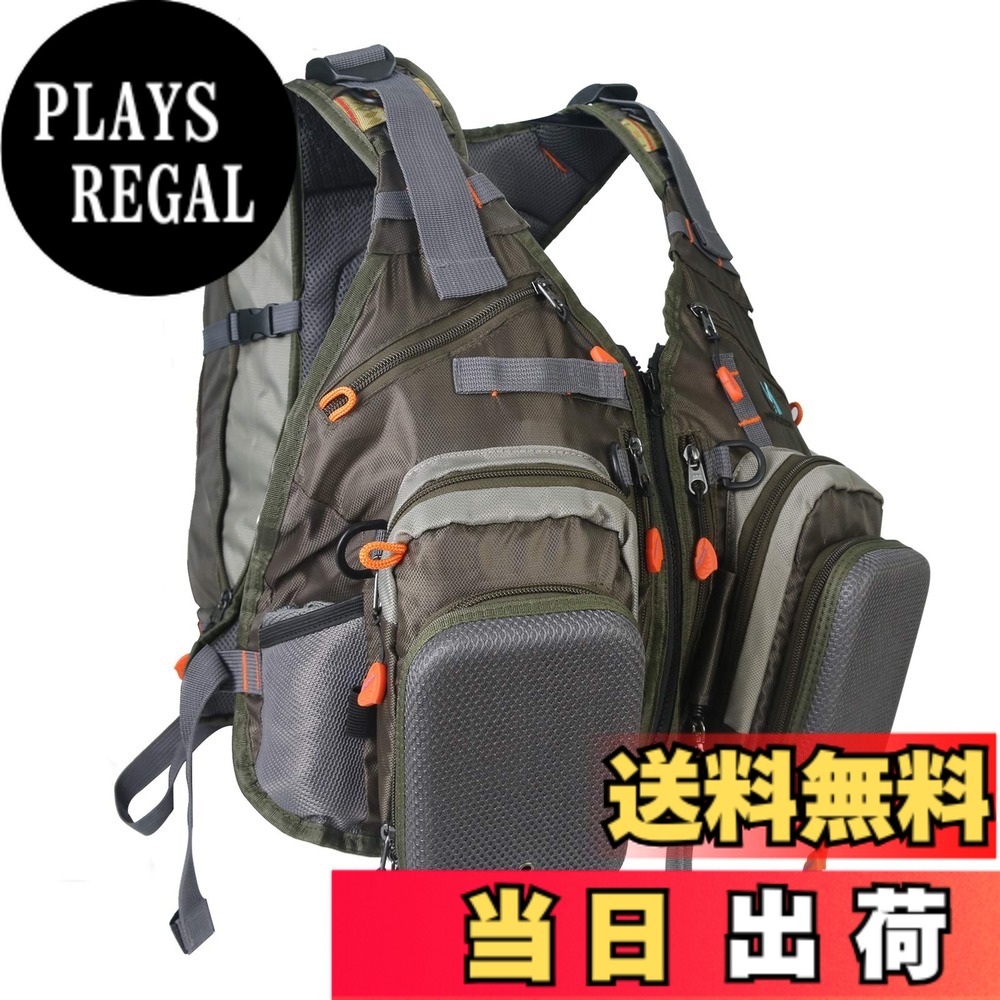 楽天市場】【送料無料】Maxcatchフライフィッシングベストパックサイズ