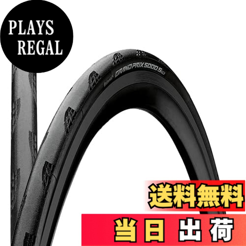 【送料無料】2本セット Continental(コンチネンタル) Grand Prix 5000 S TR グランプリ5000 S TR チューブレス [並行輸入品] 色：ブラック、サイズ：28-622 (700 x 28C)｜PLAYS REGAL