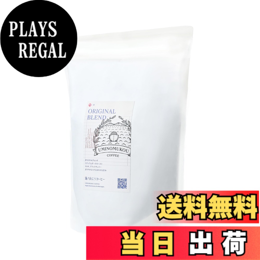 【貨物輸送無料】海ノ向こう珈琲 豆 大きさ：1kg
