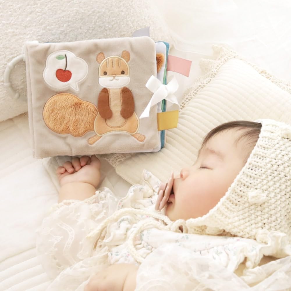 楽天市場】amanoppo(あまのっぽ) ふんわりえほん りすくんのさくらんぼ