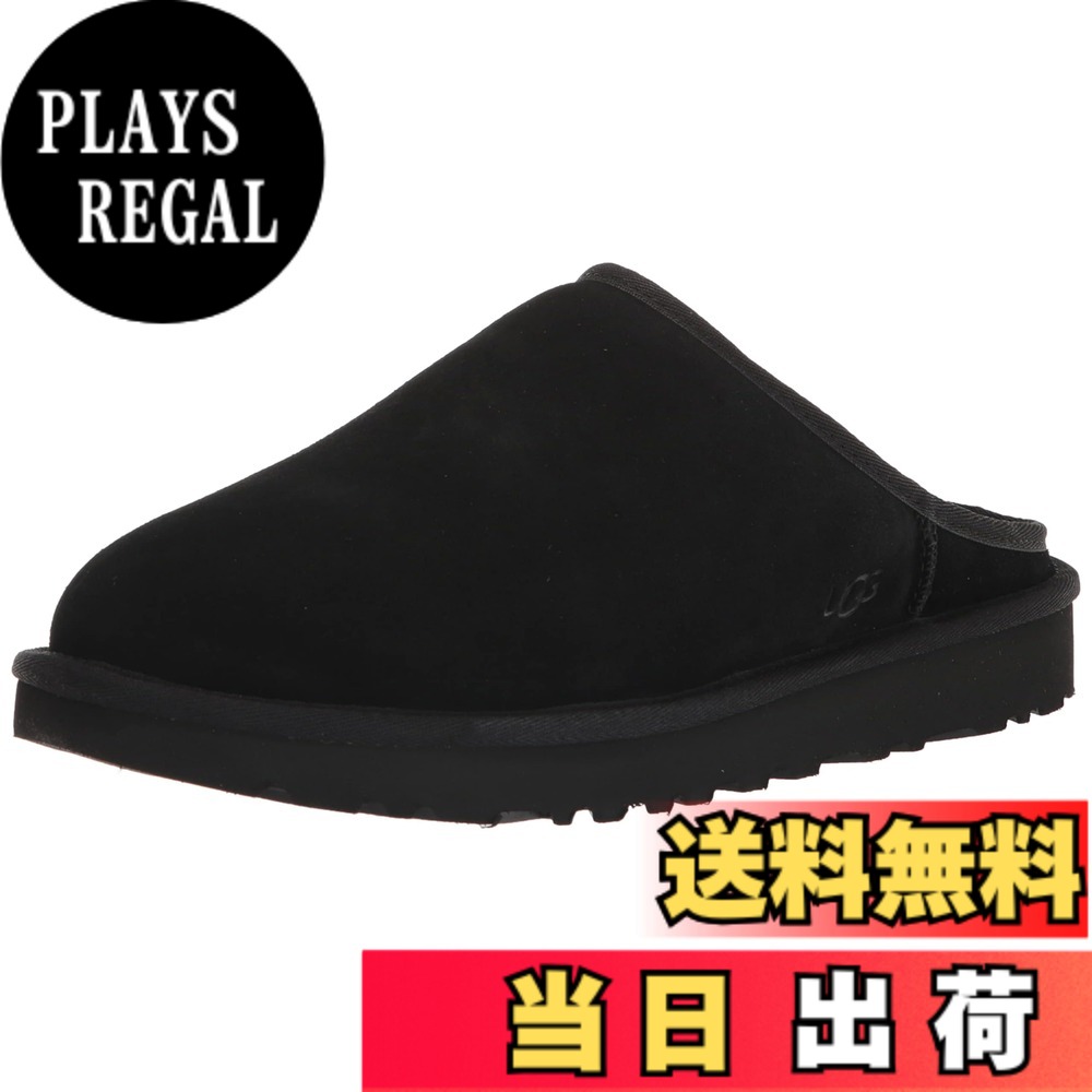 【貨物輸送無料】[UGG] 家庭用スリッパ M CLASSIC SLIP-ON メンズ 色：黒いこと、大きさ：28.0 糎