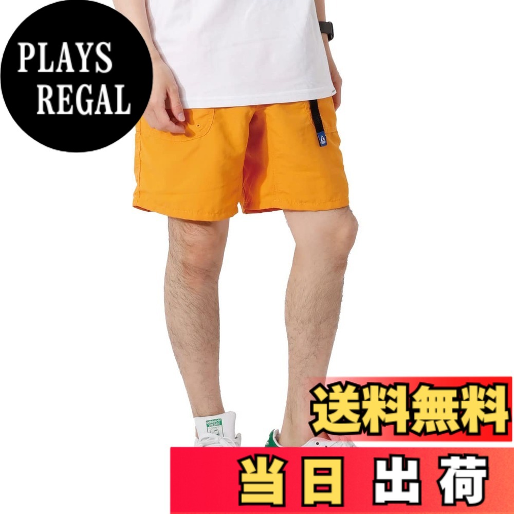 【送料無料】[ジェリー] クライミングパンツ ハーフパンツ ガーデニング ナイロンパンツ 色：25オレンジ、サイズ：M