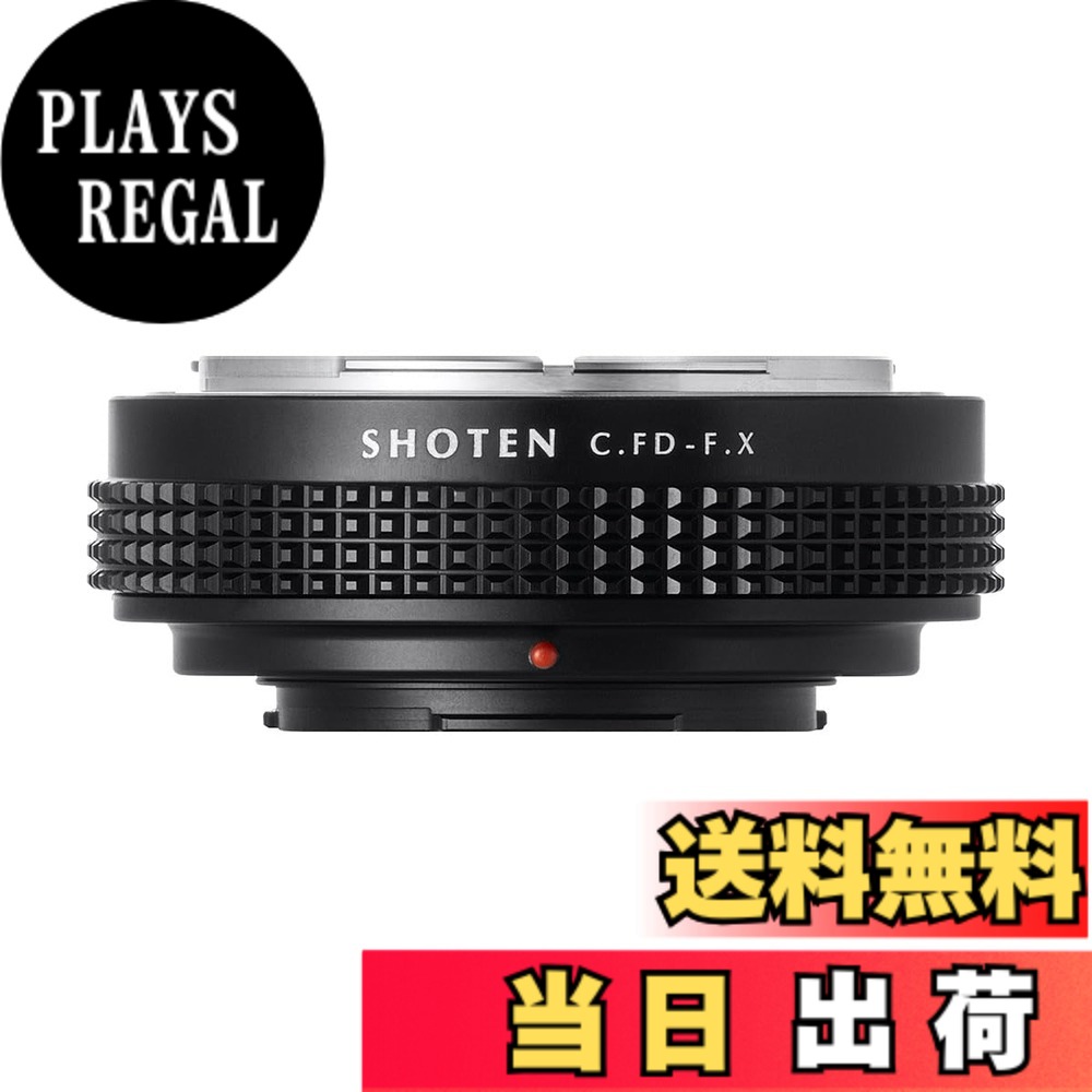 【送料無料】SHOTEN マウントアダプター FX 色：ブラック、サイズ：キヤノンFDマウント