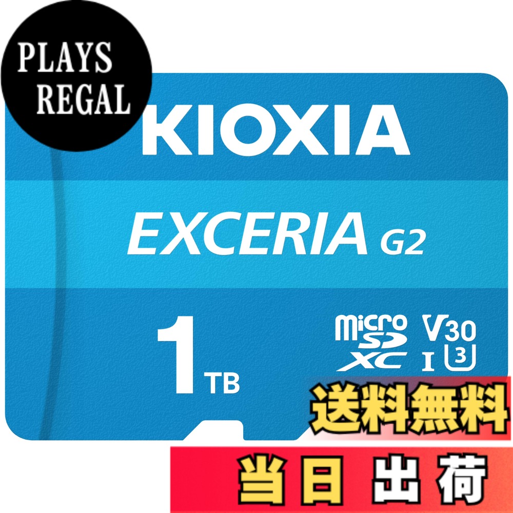 【送料無料】KIOXIA(キオクシア) 旧東芝メモリ SDHCカード UHS-I U3 V30 Class10 最大読出速度100MB/s Nintendo Switch動作確認済 国内サポート正規品 5年 色：ブルー、サイズ：1TB
