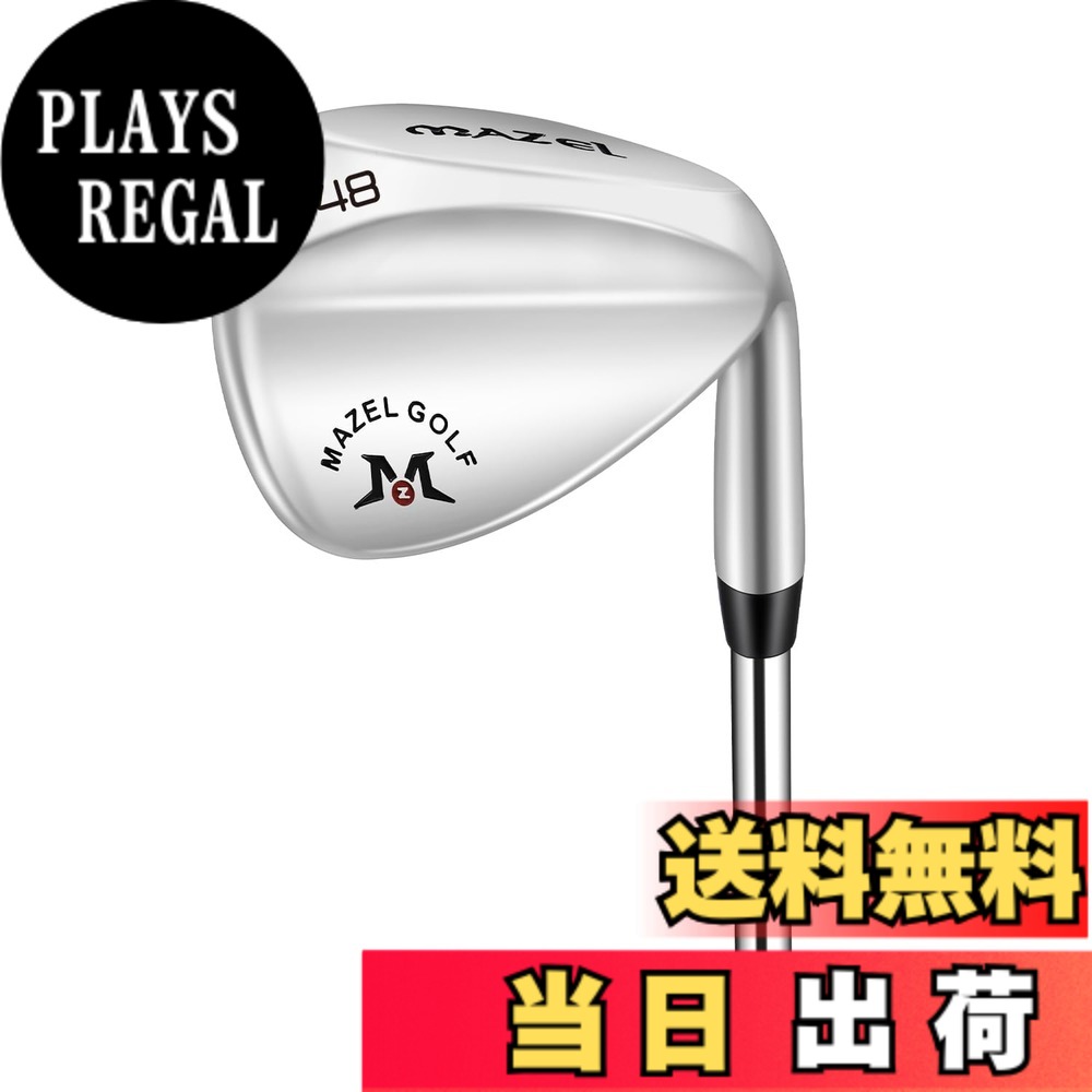 【送料無料】MAZEL (マゼル) FORGED 鍛造ゴルフサンドウェッジ メンズ 右利き ロフト角:48度、50度、52度、54度、56度、58度、60度 ワイドソールウェッジ 色：選択できる