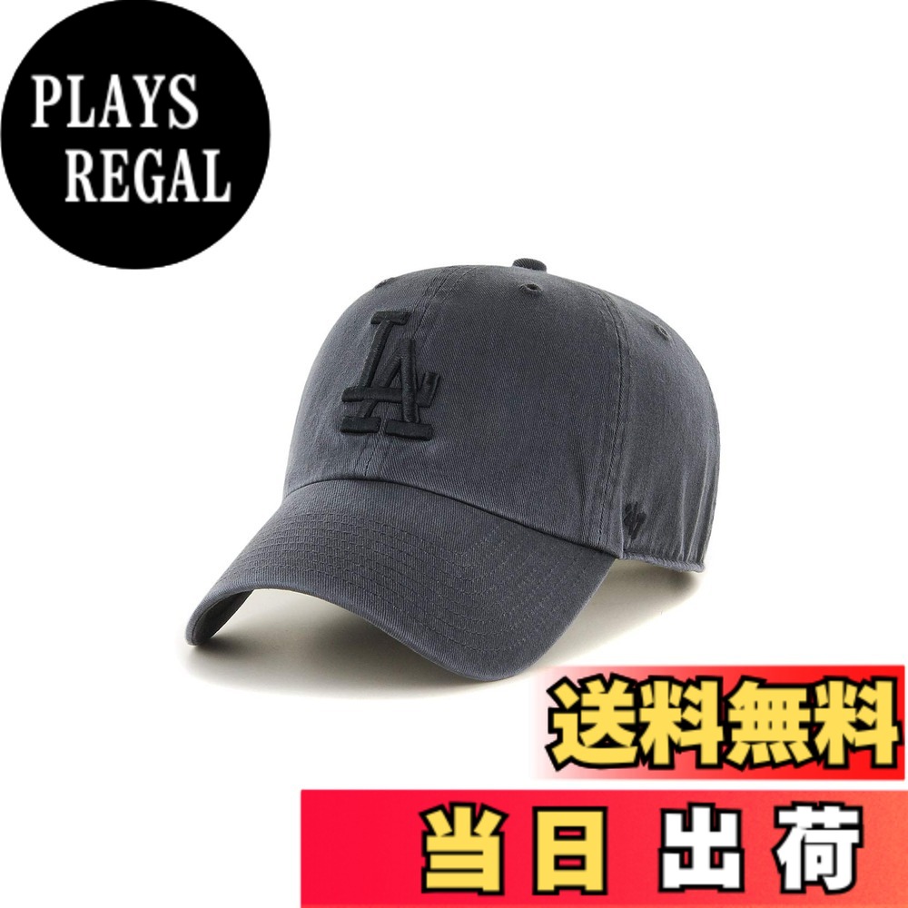【貨物輸送無料】47 Brand アジャスタブル 旗がしら - CLEAN UP ロサンゼルス・ドジャーズ (天使の都市 Dodgers) 濃灰色 色：濃灰色、大きさ：Free Size
