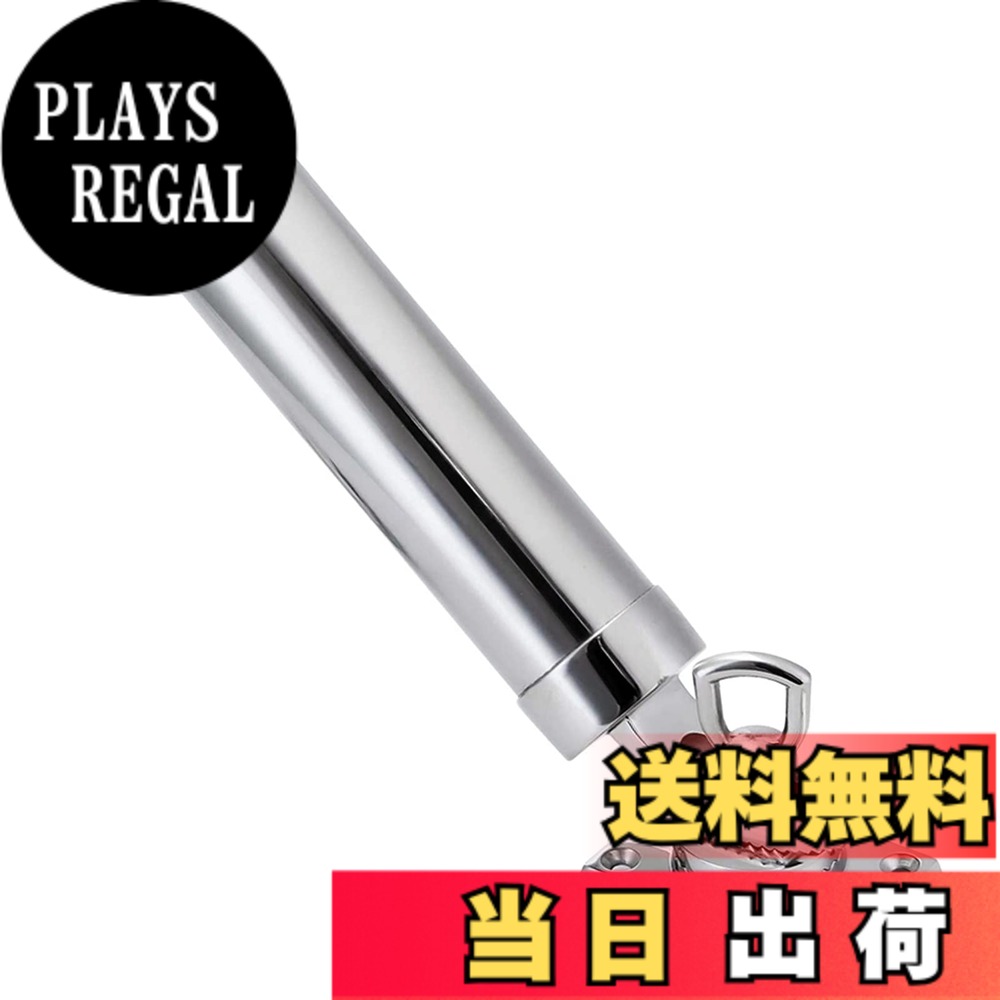 【送料無料】EC Outdoor ステンレス ロッドホルダー 自在式 台座付 360°回転 角度調整可能 耐久性 ボート/海 フィッシング 竿受け 竿立て トローリングポスト 色：シルバー