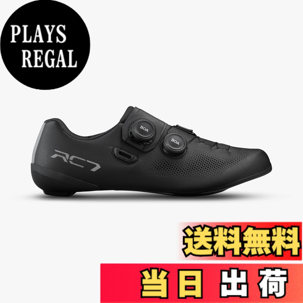 【貨物輸送無料】[シマノ] SH-RC703M 色合い:黒いこと大いさ42.5(26.8sm) 広広とした 色：黒いこと、大いさ：27.0 糎 スポーツ・アウトドア-自転車・サイクリング-メンテナンス
