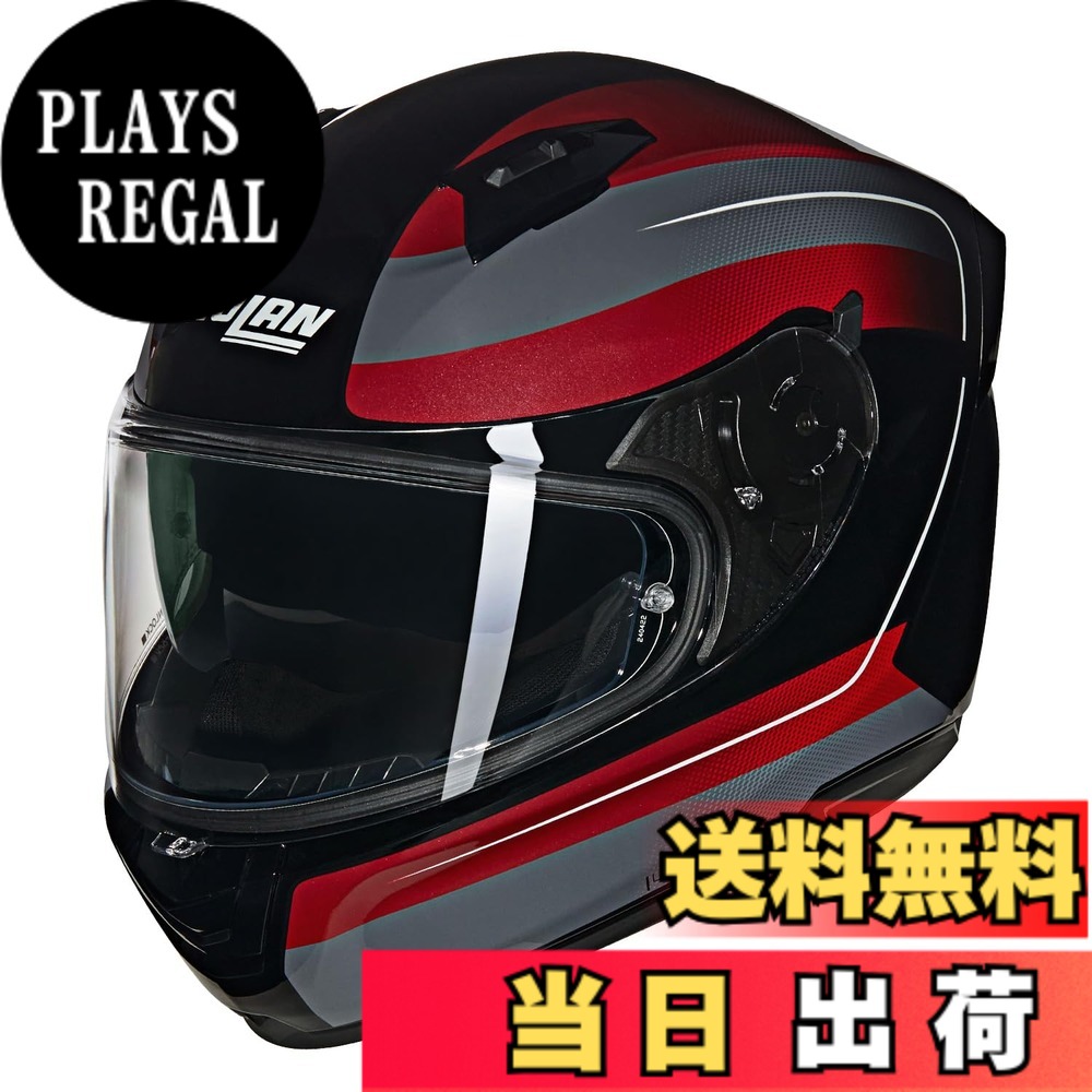 【送料無料】【国内正規品】 NOLAN (ノーラン) バイク用 ヘルメット フルフェイス N60-6 色：RED/345、サイズ：L