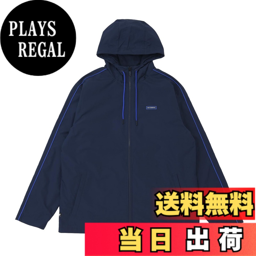 【送料無料】new balance(ニューバランス) ジャケットEssentials 裏起毛トリコットウインドジャケット AMJ33505メンズ 色：NNY(NBネイビー)、サイズ：S