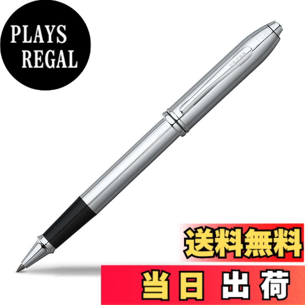 【貨物輸送無料】CROSS はりつけ台堅苦しさ はりつけ台 ボールペン 油性 中字 タウンゼント 色：クローム、大いさ：M 中字