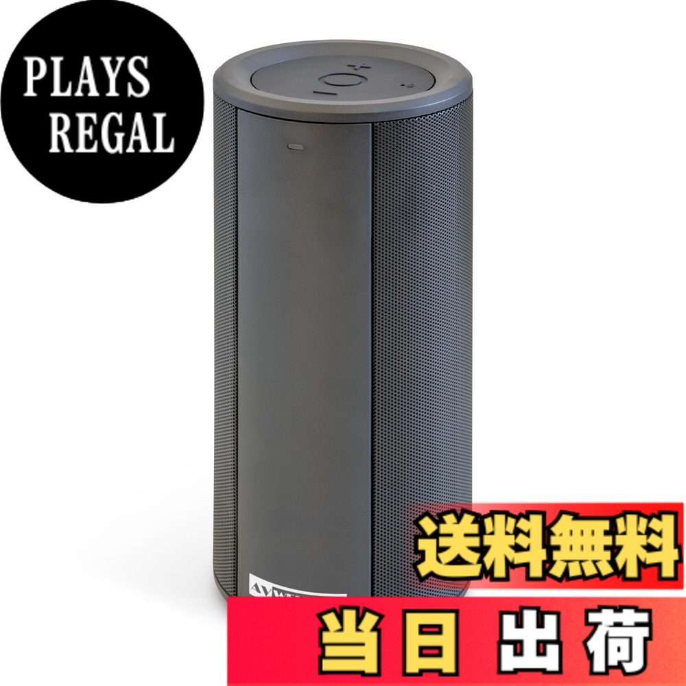 【貨物輸送無料】KYOHAYA Bluetooth 金棒引き 雨合羽 風呂 ステレオ 重低音部 大音の大きさ IPX5 車 アウトドア 小型 パウダーコンパクト 携帯型 360°物音 マイクロホン付き添い人 5W+5W最終生産物 SOUND GEAR TALL JKSP-BT126 色：黒いこと