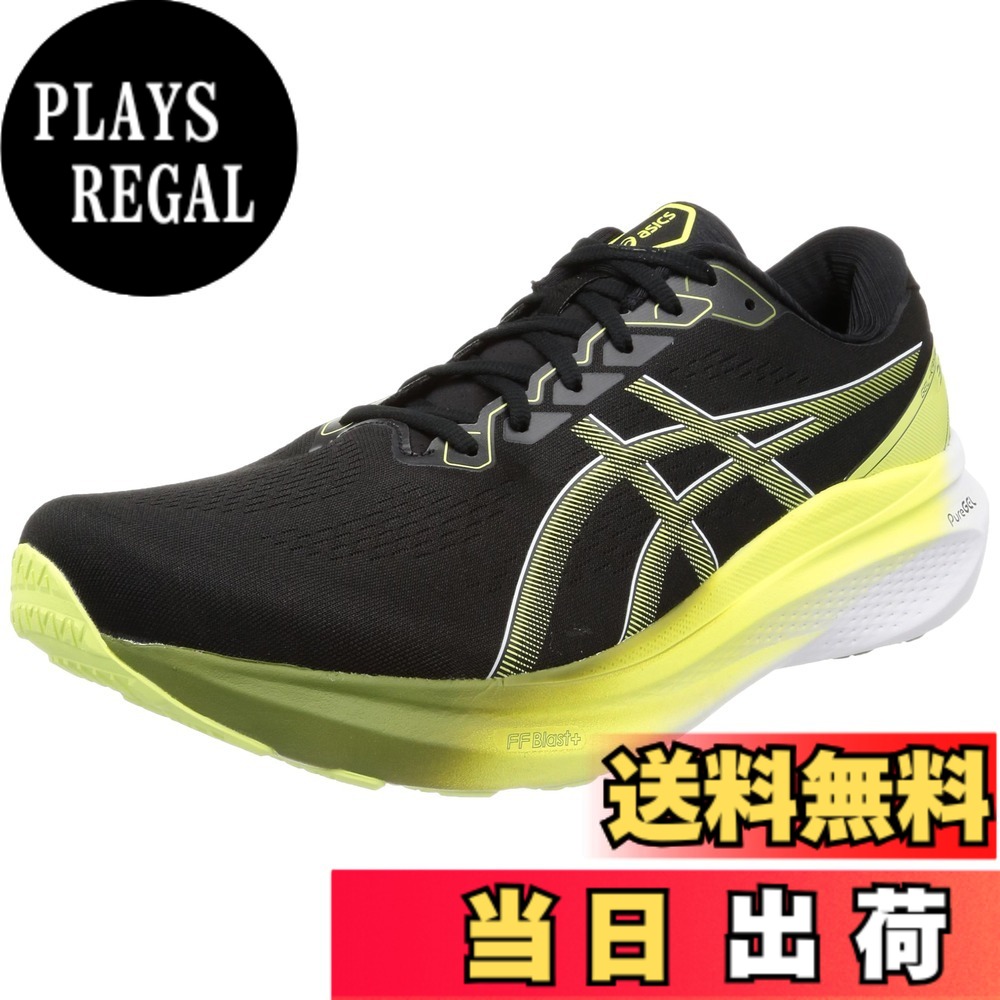 【送料無料】[アシックス] ランニングシューズ GEL-KAYANO 30 メンズ 色：003(ブラック/グローイエロー)、サイズ：25.5 cm 2E