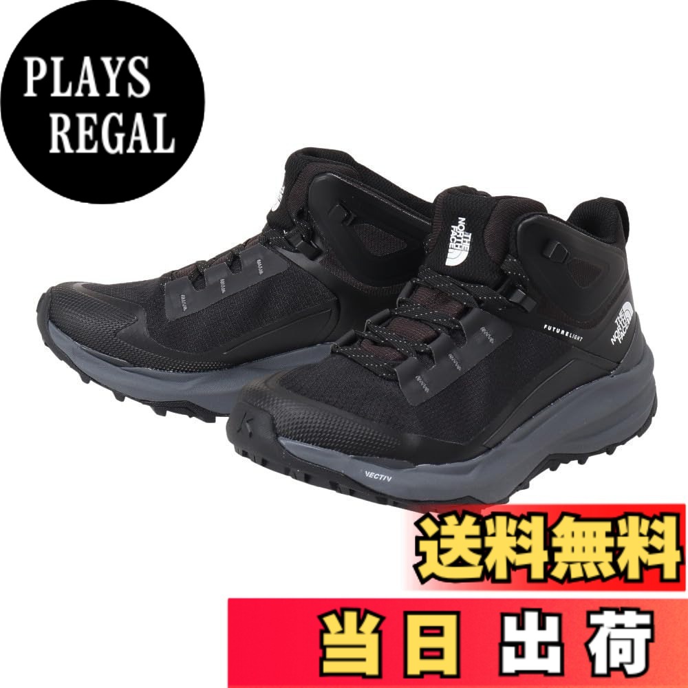 【送料無料】THE NORTH FACE(ザ・ノース・フェイス) レディース W VECTIV Exploris II Mid FUTURELIGHT ウィメンズ ベクティブ エクスプロリス II ミッド フューチャーライト NFW02325 レディーストレッキングシュー 色：TNFブラック/バナディスグレー、サイズ：23.5 cm｜PLAYS REGAL