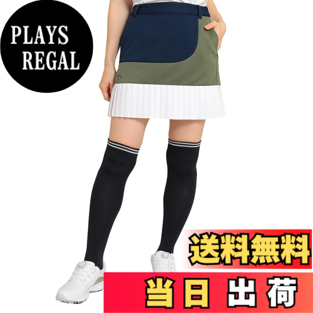 【貨物輸送無料】[キャロウェイ] レディース スコート(セットアップ客体・ダンボール編み物) / ゴルフ / C24128202レディース 色：1120_米国海軍、大きさ：M