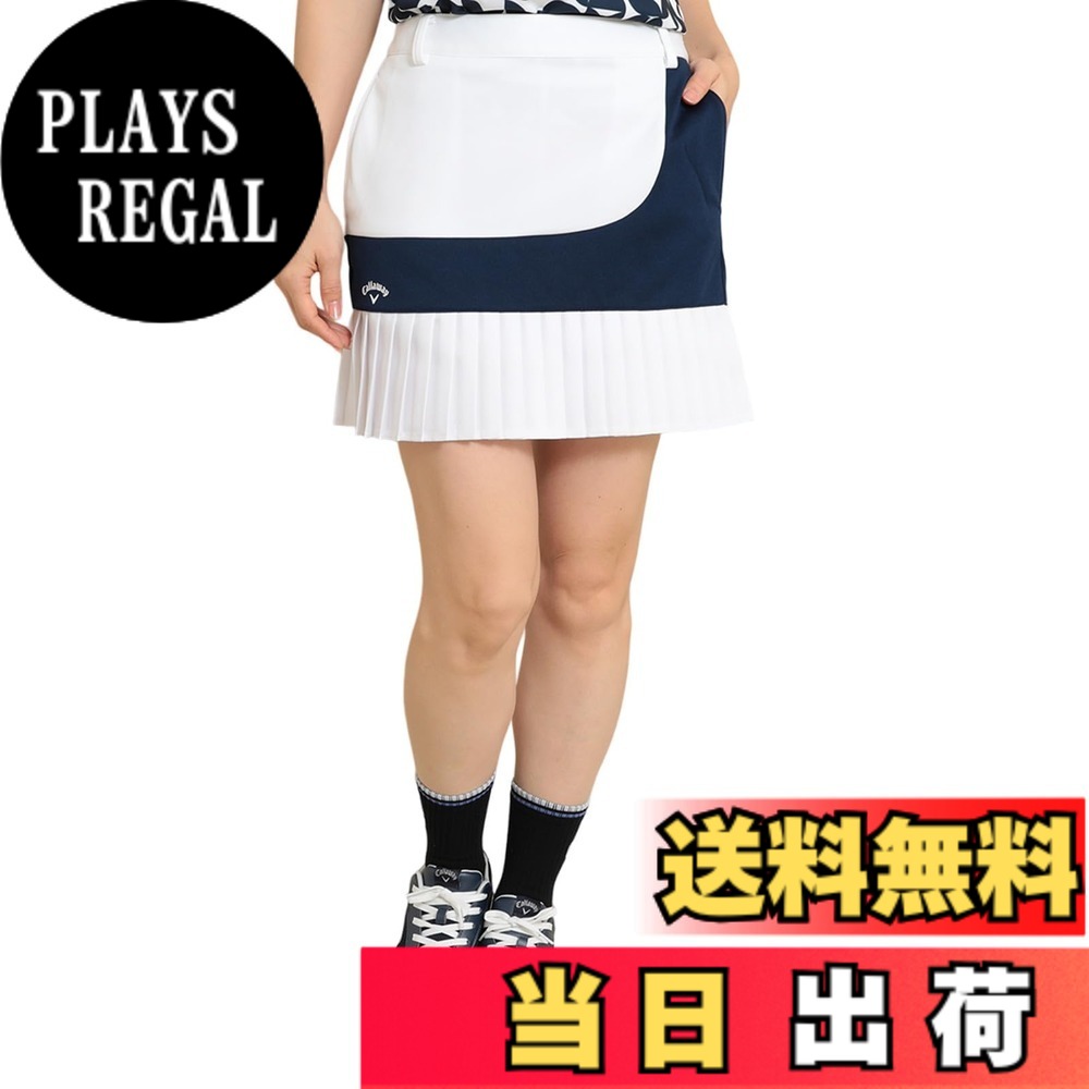 【貨物輸送無料】[キャロウェイ] レディース スコート(セットアップ客体・ダンボール編み物) / ゴルフ / C24128202レディース 色：1030_白いこと、大きさ：M