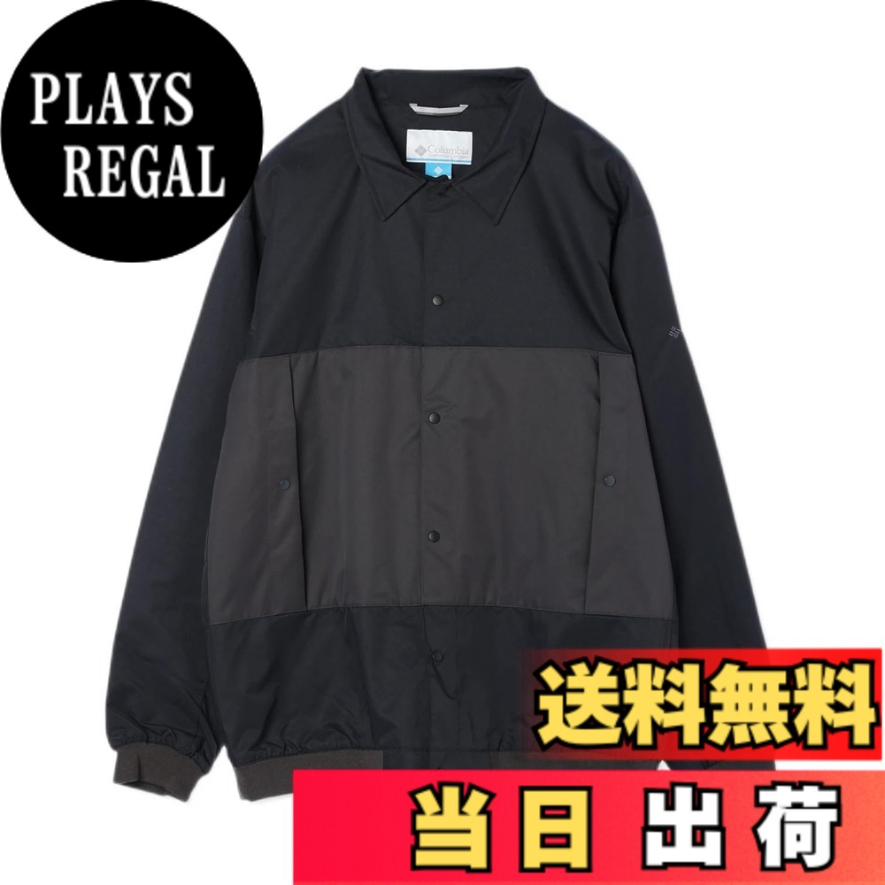 【貨物輸送無料】[コロンビア] アウトドア 上衣 メンズ キングストンループコーチジャケット Kingston Loop Coach Jacket PM0394 010 Ｂｌａｃｋ 色：Ｂｌａｃｋ、大きさ：M