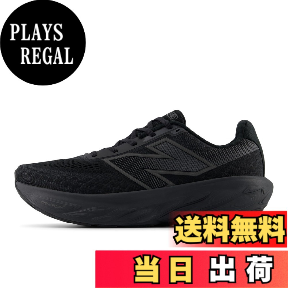 【送料無料】new balance(ニューバランス) メンズ [ニューバランス] ランニングシューズ Fresh Foam X 1080 v14 フレッシュフォーム クッション メンズ 旧モデルランニングシューズ 色：K14(ALL BLACK)、サイズ：25.5 cm 2E 18,732円