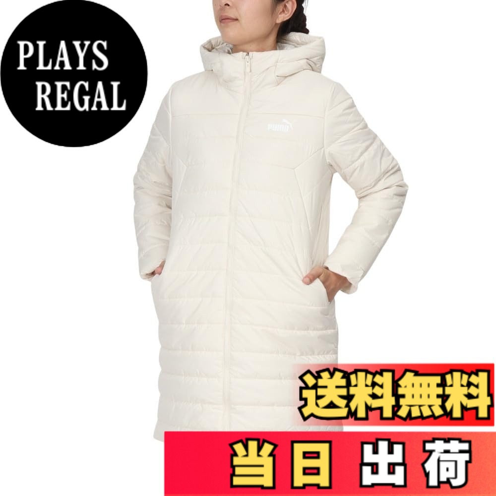 【貨物輸送無料】PUMA(ピューマ) 蓄熱 防風 雨合羽 アウター 上衣ESS パデッド 厚地の外套672277 レディース 23年秋冬色つやレディース 色：24年秋冬色つや アルペン 白いもの(80)、大きさ：S