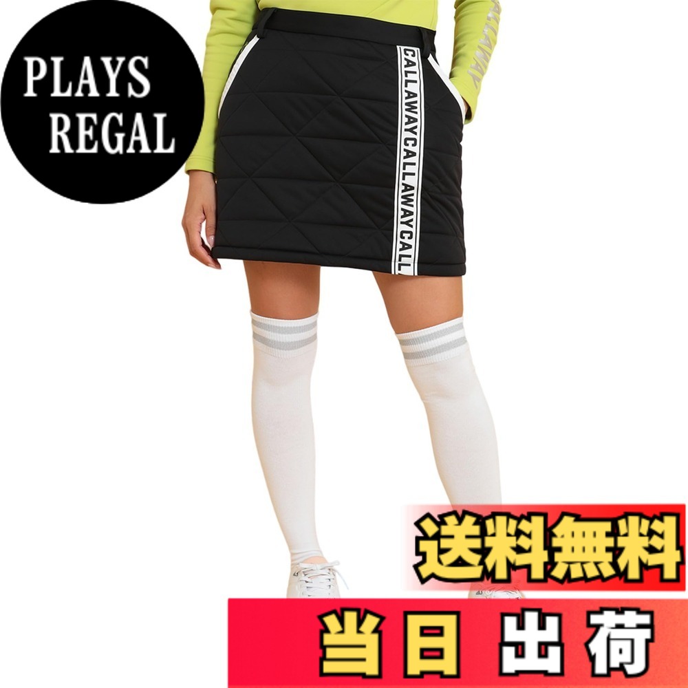 【貨物輸送無料】[キャロウェイ] レディース スコート(はやりっ子伸ばすこと:撥水溶性・透湿性・防風性) / ゴルフ / C24228209レディース 色：1010_黒いこと、大きさ：LL