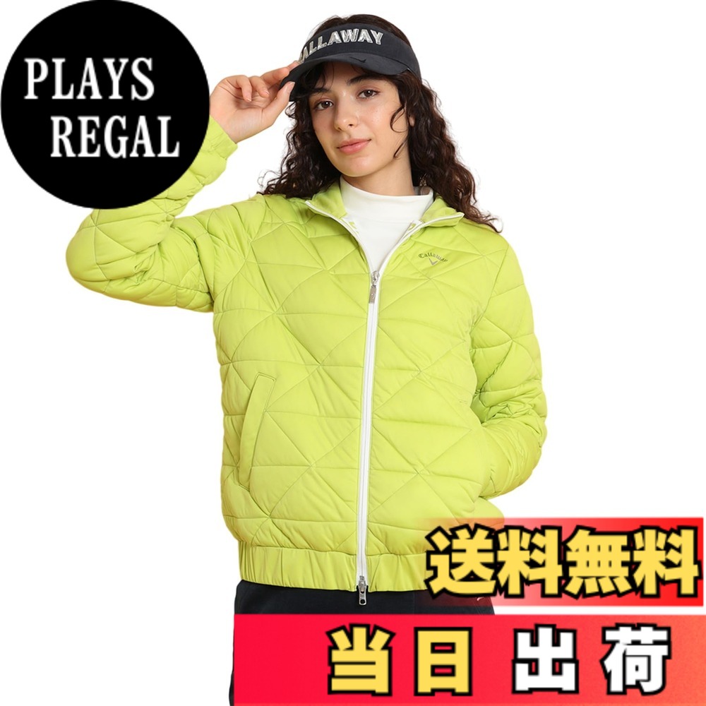 【送料無料】Callaway(キャロウェイ) レディース 中綿 フルジップブルゾン(スターストレッチ:撥水性・透湿性・防風性) / ゴルフ アウター / C24215203レディース 色：1130_ライトグリーン、サイズ：M