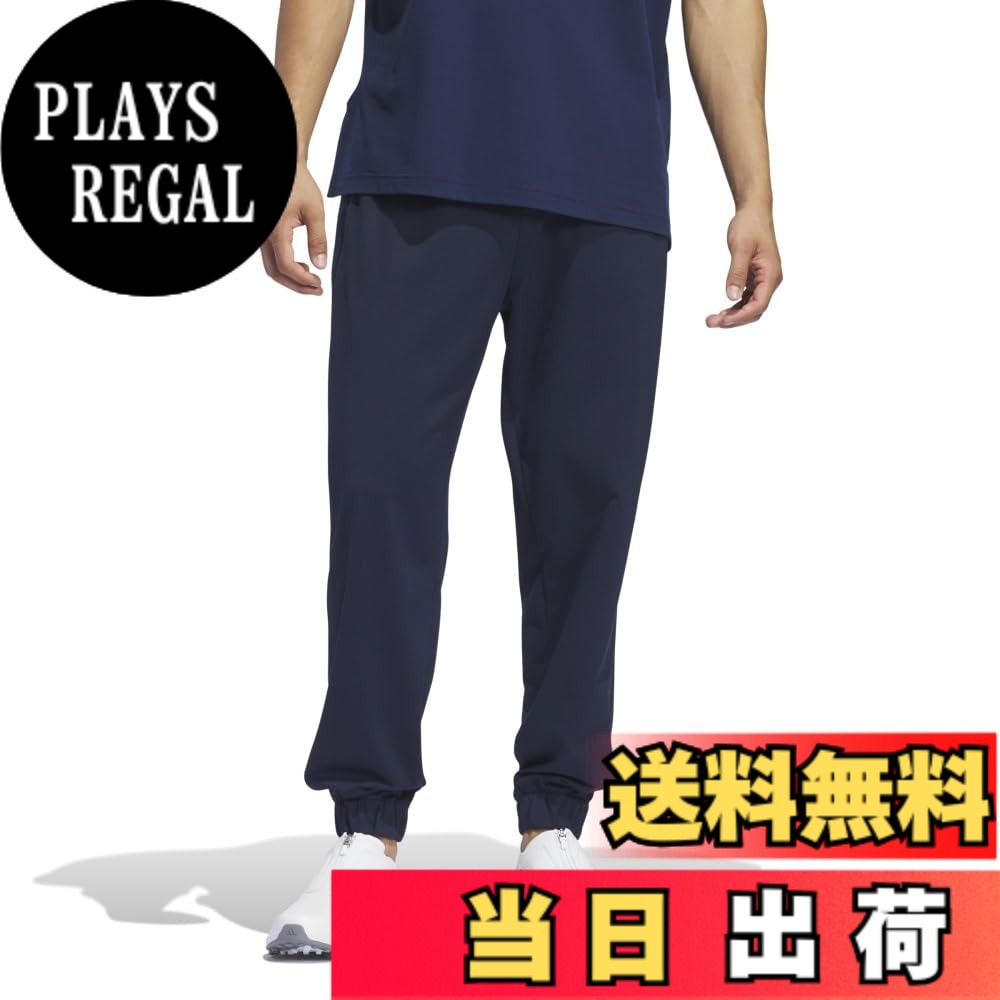【貨物輸送無料】adidas(アディダス) ゴルフズボン下ULT365 捩じり編み物 ルーズフィット ベントジョガーメンズ 色：collegiate navy、大きさ：L