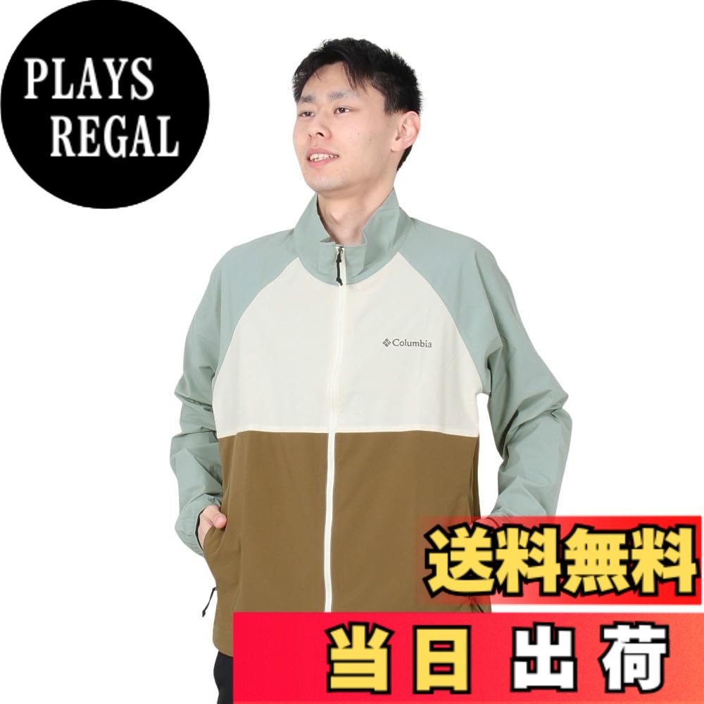 【貨物輸送無料】[コロンビア] 悦ばせる 山岳生命現象 ソフトシェルジャケット PM0198 メンズ 色：Niagra、大きさ：M