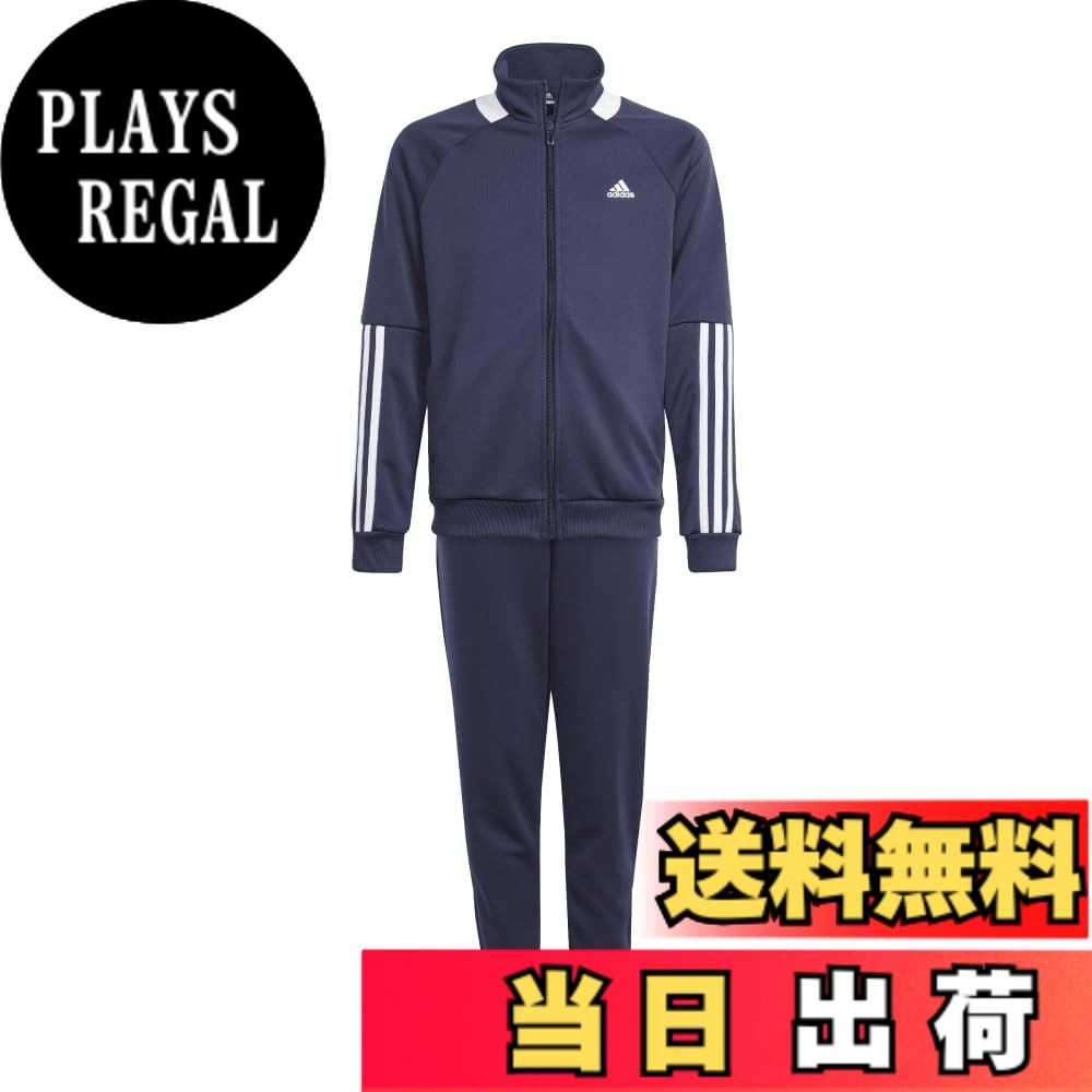 【送料無料】adidas(アディダス) ジャージ上下セット キッズセレーノ トラックスーツボーイズ 色：Top:レジェンドインク/ホワイト Bottom:レジェンドインク/ホワイト(IN0654)、サイズ：140