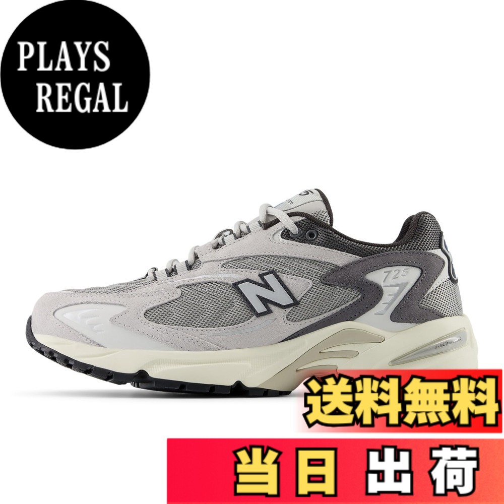 【送料無料】[ニューバランス] スニーカー ML725 現行モデル メンズ レディース 色：CK(WHITE/GRAY)、サイズ：24.0 cm D