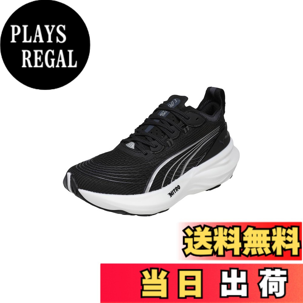 【送料無料】PUMA(プーマ) レディース フォーエバーラン ニトロ 2 ウィメンズ 310471ランニングシューズ 色：25年春夏カラー プーマ ブラック/プーマ ホワイト(01)、サイズ：22.5 cm