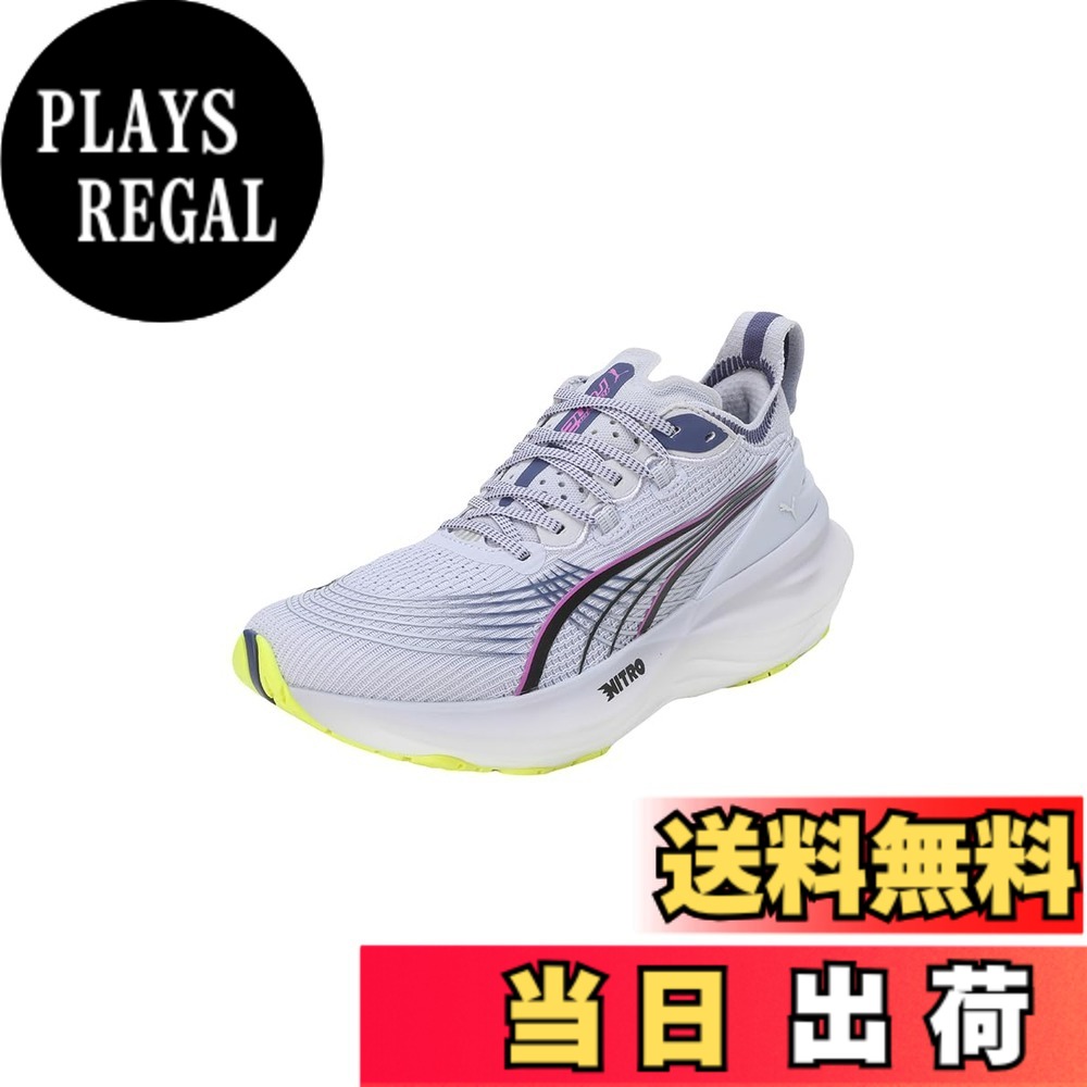 【送料無料】PUMA(プーマ) レディース フォーエバーラン ニトロ 2 ウィメンズ 310471ランニングシューズ 色:25年春夏カラー クール ウェザー/イエロー アラート(05)、サイズ:25.5 cm|PLAYS REGAL