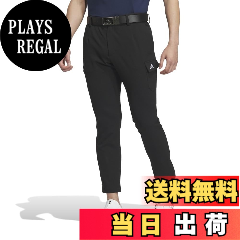 【貨物輸送無料】adidas(アディダス) ゴルフズボン下EX-Stretch active 撥水 積貨委託貨物 アンクルパンツメンズ 色：黒いこと、大きさ：82