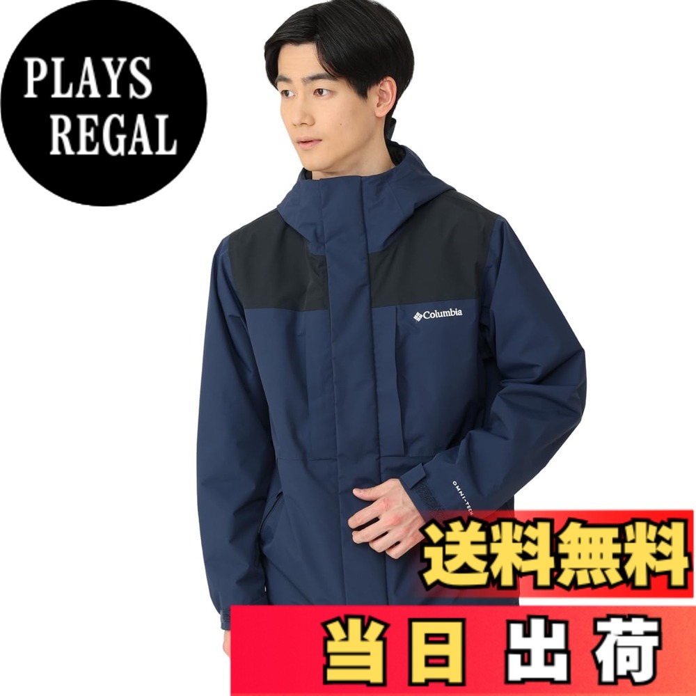 【貨物輸送無料】[コロンビア] 木材読み込む 上衣 XE8191 メンズ 色：Collegiate Navy、大いさ：L