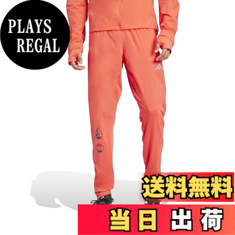 【送料無料】adidas(アディダス) ランニング ロングパンツアディゼロ HE パンツメンズ 色:セミルシッドレッド (JN6597)、サイズ:M|PLAYS REGAL
