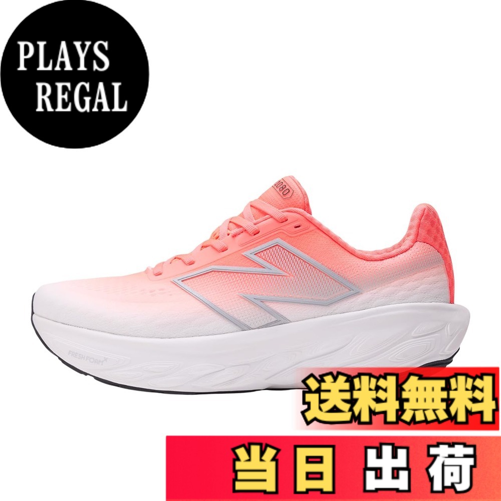 【送料無料】new balance(ニューバランス) メンズ [ニューバランス] ランニングシューズ Fresh Foam X 1080 v14 フレッシュフォーム クッション メンズ 旧モデルランニングシューズ 色：14P(WHITE/RED)、サイズ：26.0 cm 2E｜PLAYS REGAL