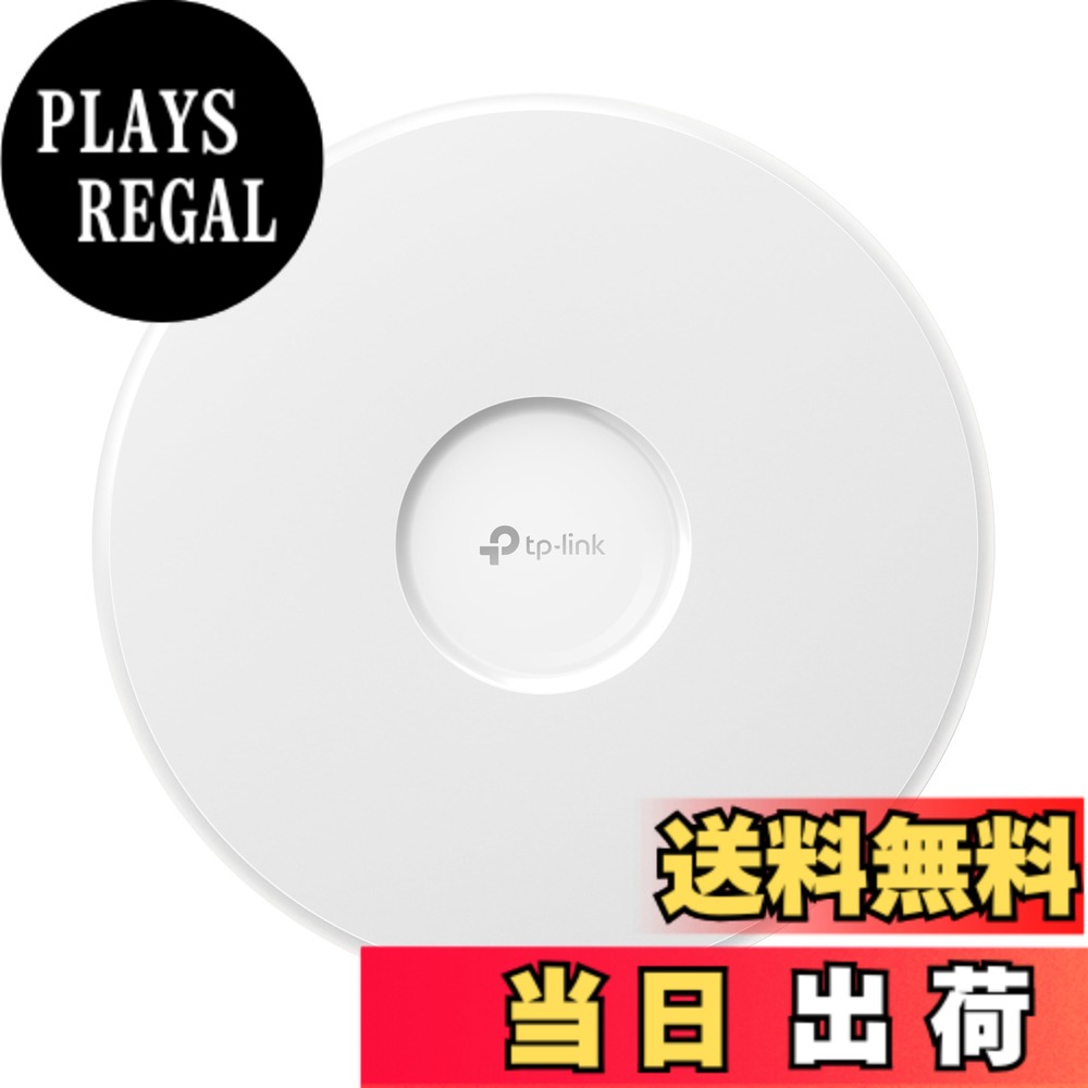 【送料無料】【限定】TP-Link Wi-Fi 7 シーリング トライバンド Wi-Fi 7 アクセスポイント BE9300 5765Mbps(6GHz) + 2882Mbps (5GHz) + 688Mbps (2.4GHz) -2.5Gbps ポート 320MHzチャネル対応EAP770\