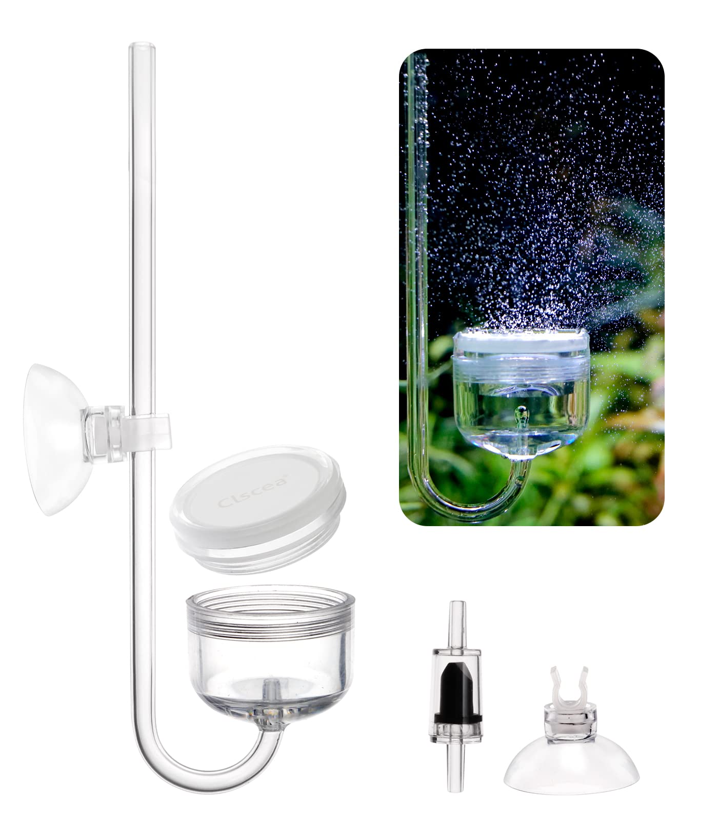 楽天市場】【送料無料】Clscea 水槽用co2 ディフューザー co2拡散器