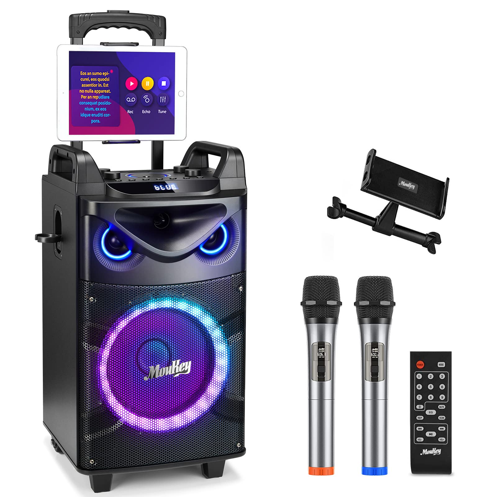 楽天市場】【送料無料】Moukey ポータブル スピーカー Bluetooth